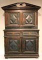 Two-tiered pine buffet from Quebec at Montreal Museum of Fine Arts. Montreal, QC.