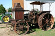 Antique steam tractor at Doc's Town at Doc's Town. Swift Current, SK.