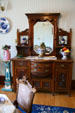 Breakfast nook sideboard upstairs in Saskatchewan Government House. Regina, SK.