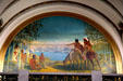 Mural of Before the White Man Came by John Leman at Saskatchewan Legislature. Regina, SK.