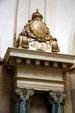 Dome area crest at Saskatchewan Legislature. Regina, SK.