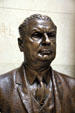 Bust of John G. Diefenbaker, Prime Minister of Canada by Leo Mol in Saskatchewan Legislature. Regina, SK.