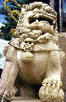 Lion of death in Fengdu on Yangtze River. China.