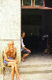 Elders of a family in a Hangzhou tea-growing village. China.