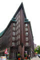Chilehaus major work of brick expressionist architecture in Germany in office district. Hamburg, Germany.