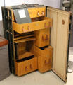 Document trunk belonging to Paul Rickmers on board Rickmer Rickmers museum sailing ship. Hamburg, Germany.