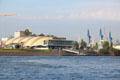 Stage Theater in Hafen on south bank of Elbe River. Hamburg, Germany.