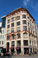 Heritage buildings near St Catherine's Church. Hamburg, Germany.