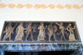 Grecian frieze by Franz von Stuck at Villa Stuck Museum. Munich, Germany.