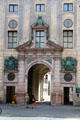 Munich Residenz facade details on Residenzstraße. Munich, Germany.