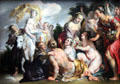 Kidnapping of Europe painting by Jacob Jordaens at Berlin Gemaldegalerie. Berlin, Germany.