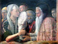 Presentation of Christ in the temple painting by Andrea Mantegna at Berlin Gemaldegalerie. Berlin, Germany.
