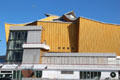 Facade details of Berlin Philharmonie. Berlin, Germany.