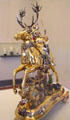 Diana Riding Deer silver statue with gems by Paulus Ättinger from Regensburg at Bode Museum. Berlin, Germany.
