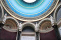 Dome with ring of sculptures in Alte Nationalgalerie. Berlin, Germany.