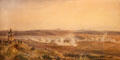 Napoleon defeats Austria & Russia near Austerlitz on Dec. 1-2, 1805 painting at German Historical Museum. Berlin, Germany.