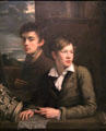 Self Portrait with Johann Peter Weyer by Carl Begas the Elder at Wallraf-Richartz Museum. Köln, Germany.