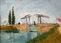 Drawbridge at Arles painting by Vincent van Gogh at Wallraf-Richartz Museum. Köln, Germany.