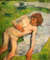Breton Boy painting by Paul Gauguin at Wallraf-Richartz Museum. Köln, Germany.