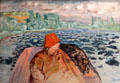 In Row Boat painting by Pierre Bonnard at Wallraf-Richartz Museum. Köln, Germany.