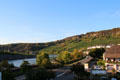 Mosel River valley seen from Nittel. Nittel, Germany.