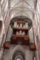 Organ at St Mary's Church. Lübeck, Germany.