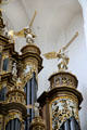 Organ details in Marienkirche. Stralsund, Germany.