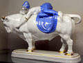 Abduction of Europa porcelain figure by KPM? of Berlin at Schleswig Holstein State Museum. Schleswig, Germany.