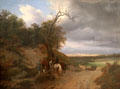Munich after the Storm painting by Thomas Fearnley at Lenbachhaus. Munich, Germany.