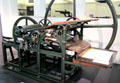 Automatic cylinder printing press by Helbig & Müller of Vienna at Deutsches Museum. Munich, Germany.