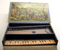 Octave virginal by Otto Marx of Cologne at Deutsches Museum. Munich, Germany.