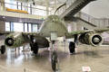 Messerschmitt Me262 A-1a jet-propelled interceptor used in WWII at Deutsches Museum. Munich, Germany.