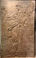 Assyrian two winged genie from Nimrud NW Palace of Kings at Museum Ägyptischer Kunst. Munich, Germany.