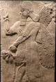 Assyrian two winged genie from Nimrud NW Palace of Kings at Museum Ägyptischer Kunst. Munich, Germany.
