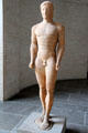 Munich Kouros from Attica grave at Glyptothek. Munich, Germany.