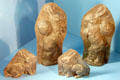 Molds for chocolate Easter Rabbit candies at folk art Collection Gertrud Weinhold. Munich, Germany.