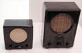 Radios by Walter Maria Kersting for Gemeinschaftserzeugnis der deutschen Rundfunkindustrie at Pinakothek der Moderne. Munich, Germany.
