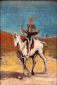 Don Quixote painting by Honoré Daumier at Neue Pinakothek. Munich, Germany.