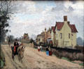 Street in Upper Norwood painting by Camille Pissaro at Neue Pinakothek. Munich, Germany.