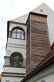 Side view of Fugger und Welser Erlebnismuseum. Augsburg, Germany.