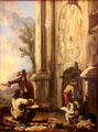 Draftsmen in Roman Ruins painting by Johann Heinrich Schönfeld from Augsburg in Municipal Art Gallery at Schaezler Palace. Augsburg, Germany.