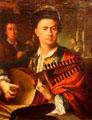 Self-Portrait by Franz Joseph Degle from Augsburg in Municipal Art Gallery at Schaezler Palace. Augsburg, Germany.