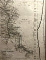 Plan of Ludwigkanal between Kelheim & Bamberg at Bamberg City Museum. Bamberg, Germany.