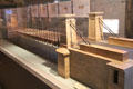 Model of Ketten Bridge in Bamberg at Bamberg City Museum. Bamberg, Germany.