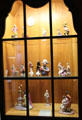 Collection of porcelain figurines from Thüringen at Coburg Castle. Coburg, Germany.