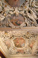 Gallery ceiling details of murals & stucco at Ehrenburg Palace. Coburg, Germany.