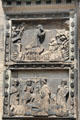 Passion carvings at St Sebaldus Church. Nuremberg, Germany.