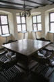 X-chairs around table at Albrecht Dürer's House. Nuremberg, Germany.