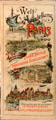 Paris Exposition Universelle poster in German by Internationale Eisenbahn Schlafwagen Gesellschaft at Nuremberg Transport Museum. Nuremberg, Germany.