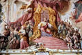 Detail from ceiling frescoes in abbey library. Bad Schussenried, Germany